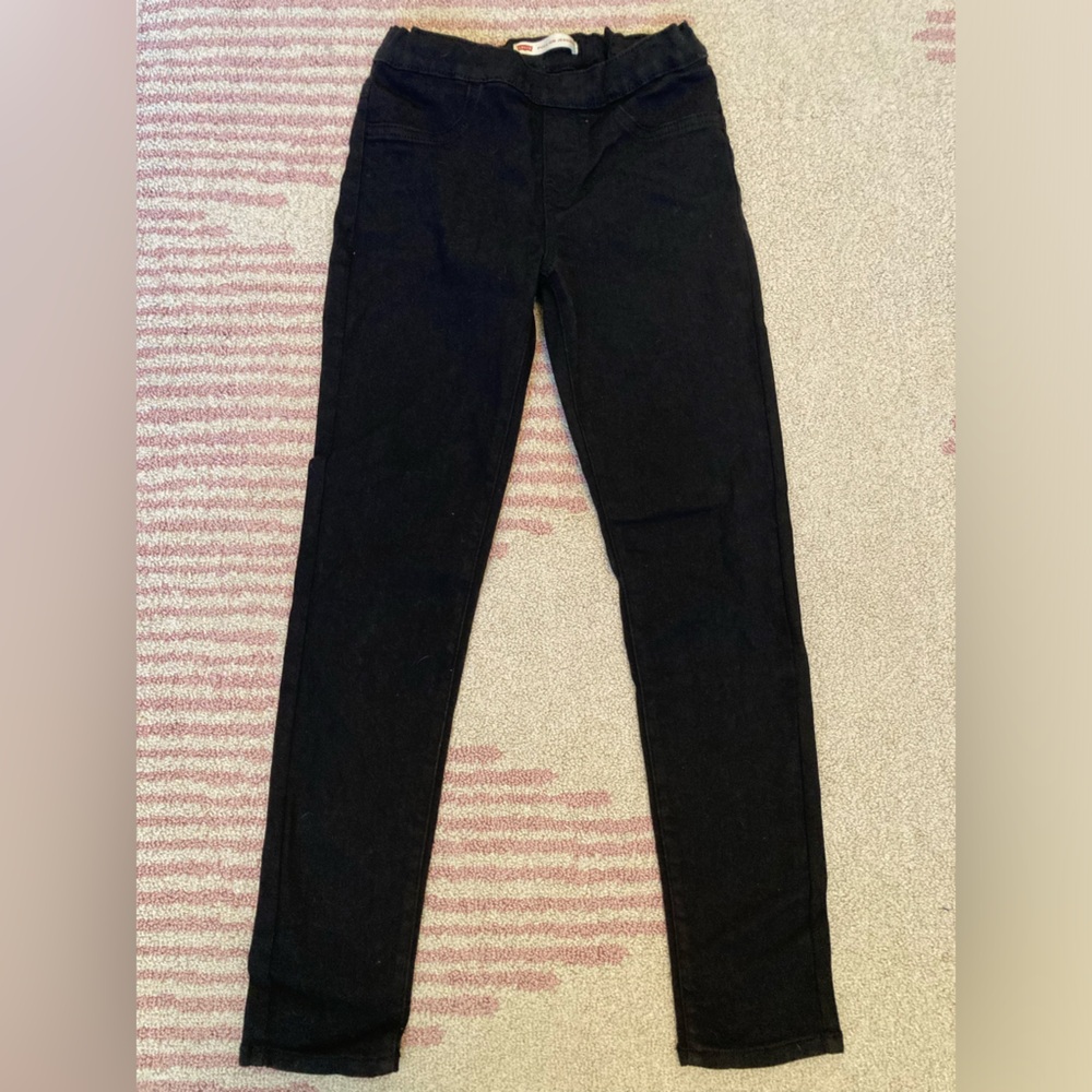 Levi’s Pull On Jegging, Black, Girls size 12Reg
